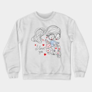 I love you to the moon Crewneck Sweatshirt